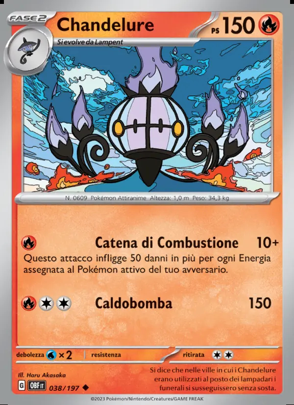 Image of the card Chandelure