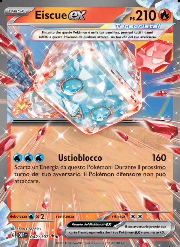 Image of the card Eiscue-ex
