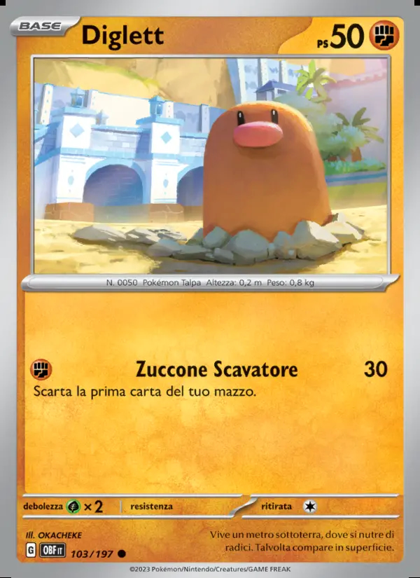 Image of the card Diglett