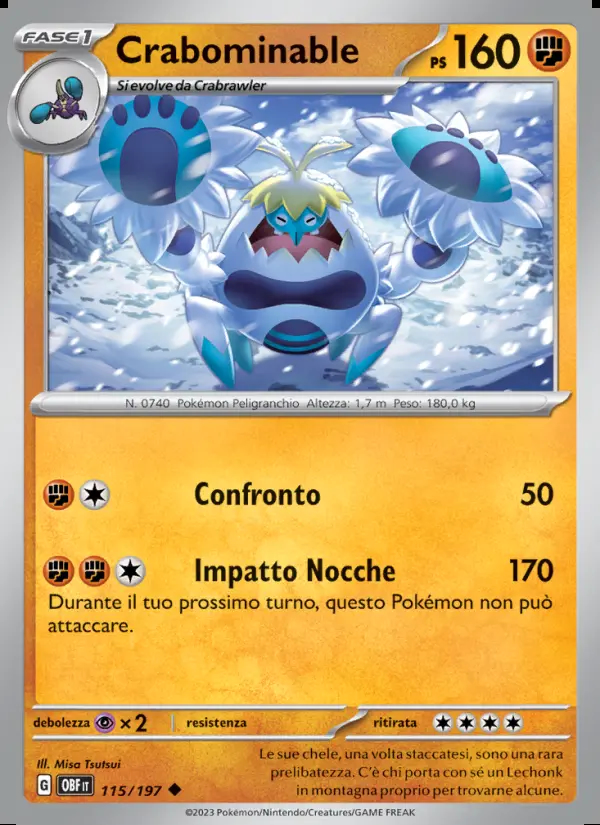 Image of the card Crabominable