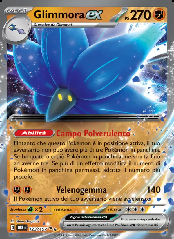 Image of the card Glimmora-ex