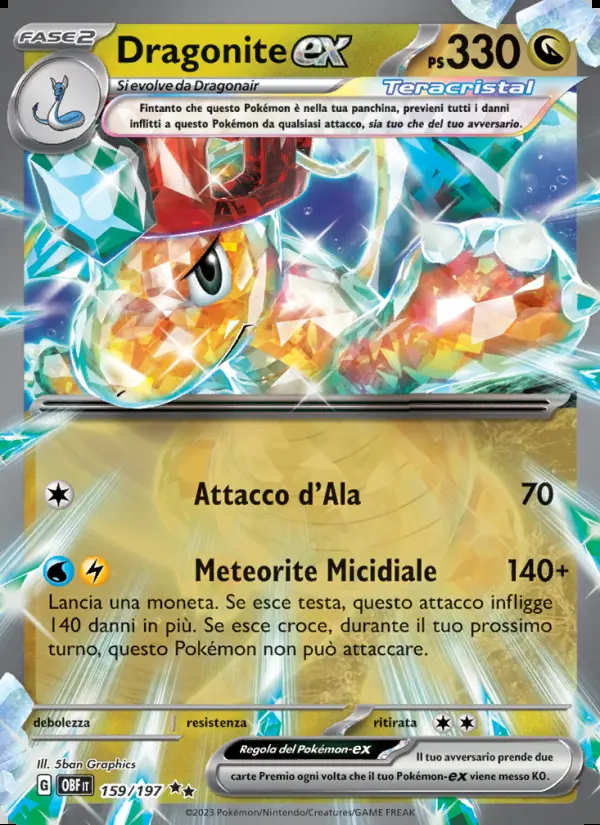 Image of the card Dragonite-ex