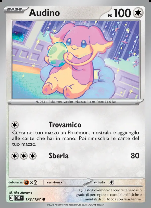 Image of the card Audino