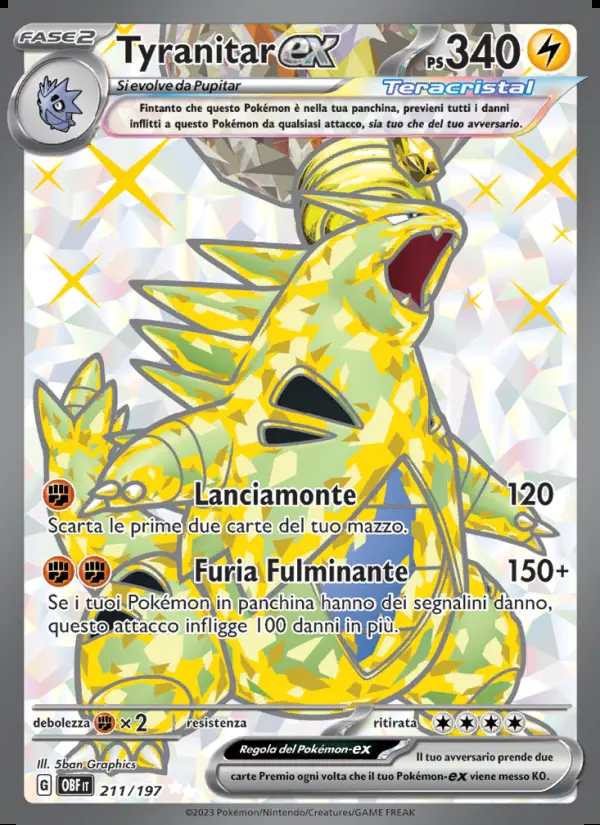 Image of the card Tyranitar-ex