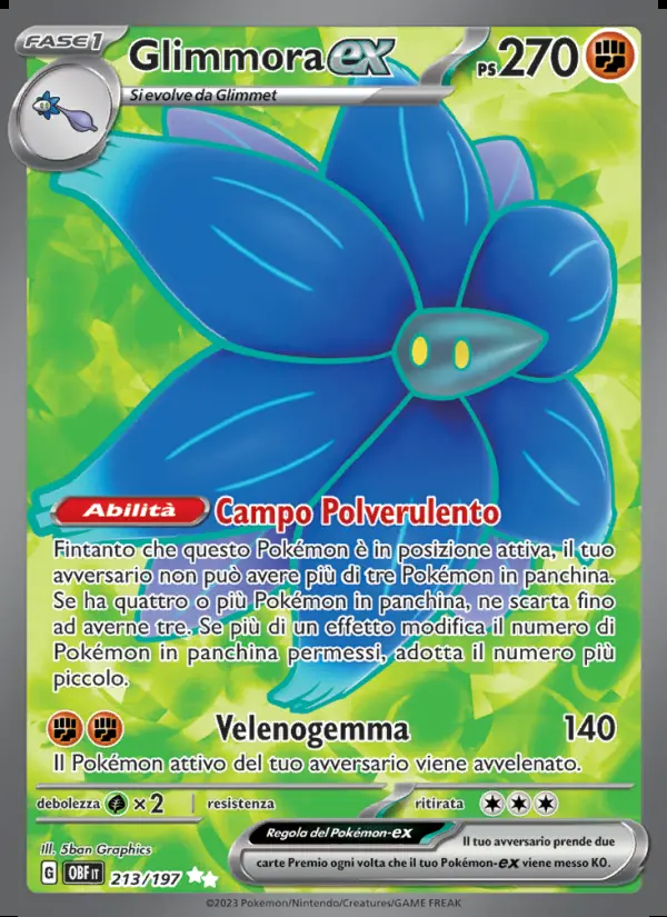 Image of the card Glimmora-ex