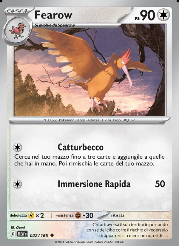 Image of the card Fearow