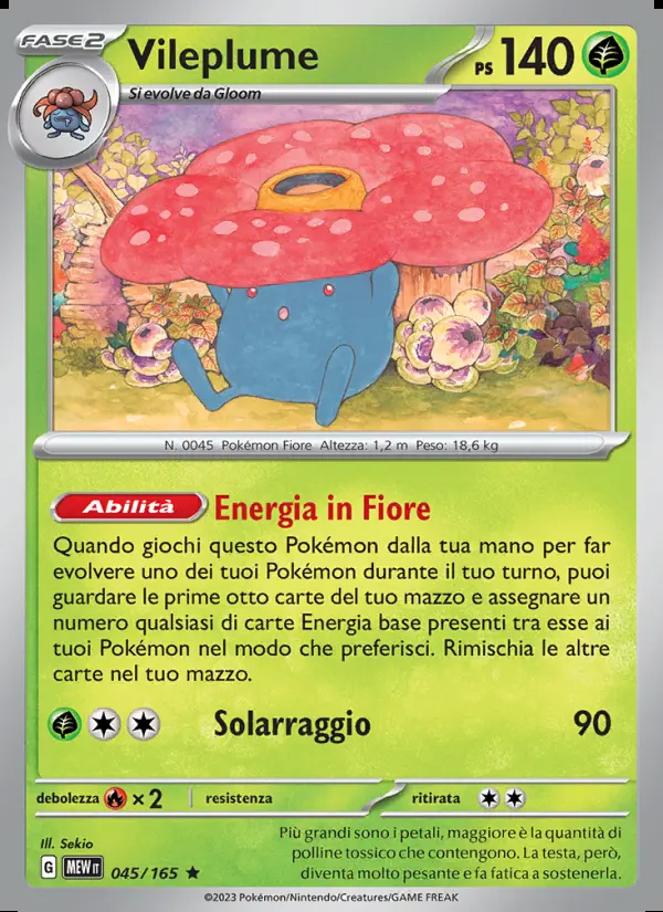 Image of the card Vileplume