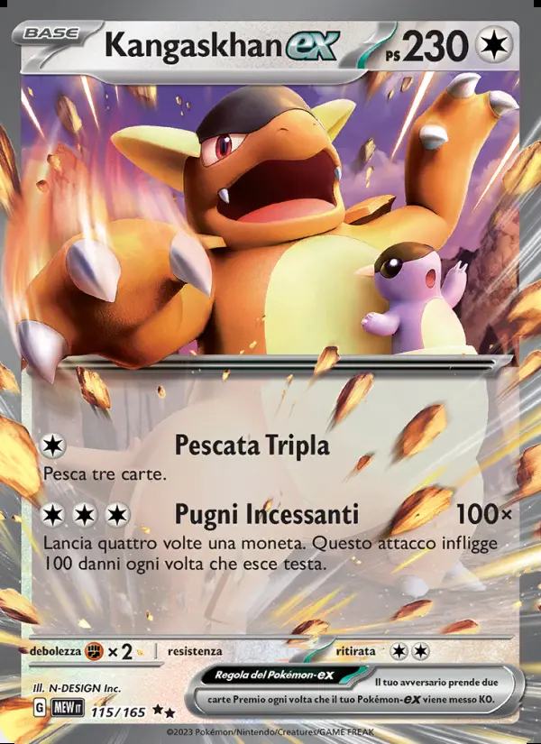 Image of the card Kangaskhan-ex