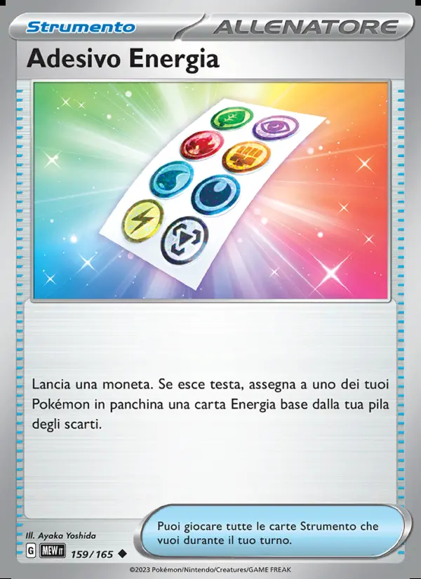 Image of the card Adesivo Energia