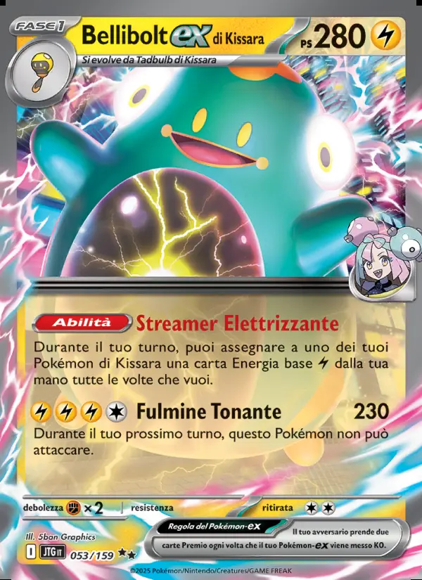 Image of the card Bellibolt-ex di Kissara