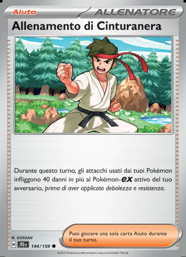 Image of the card Allenamento di Cinturanera