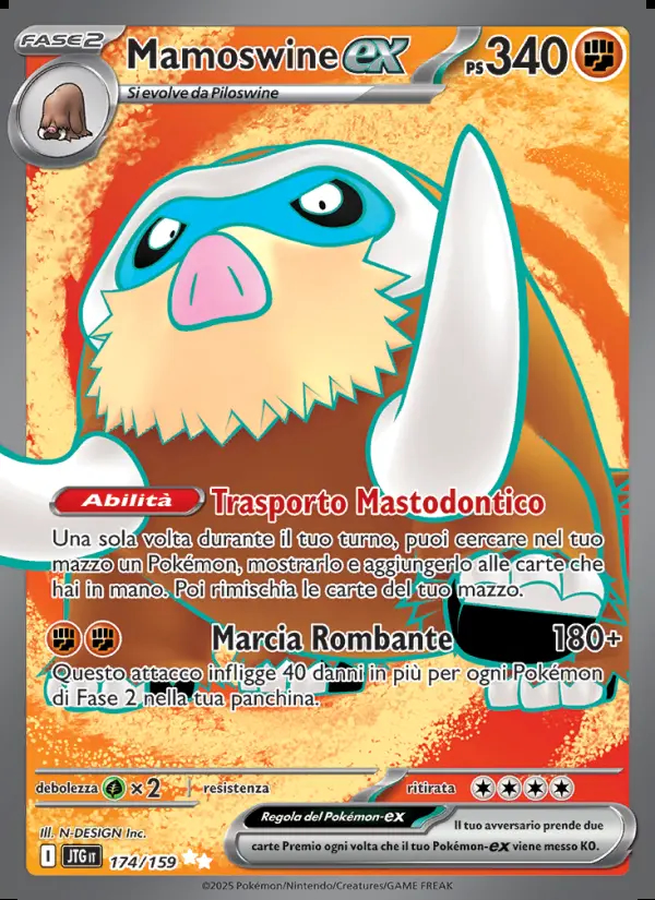 Image of the card Mamoswine-ex