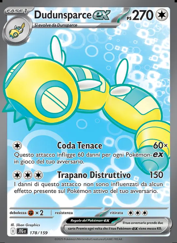 Image of the card Dudunsparce-ex