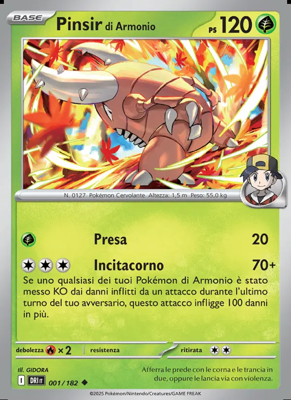 Image of the card Pinsir di Armonio