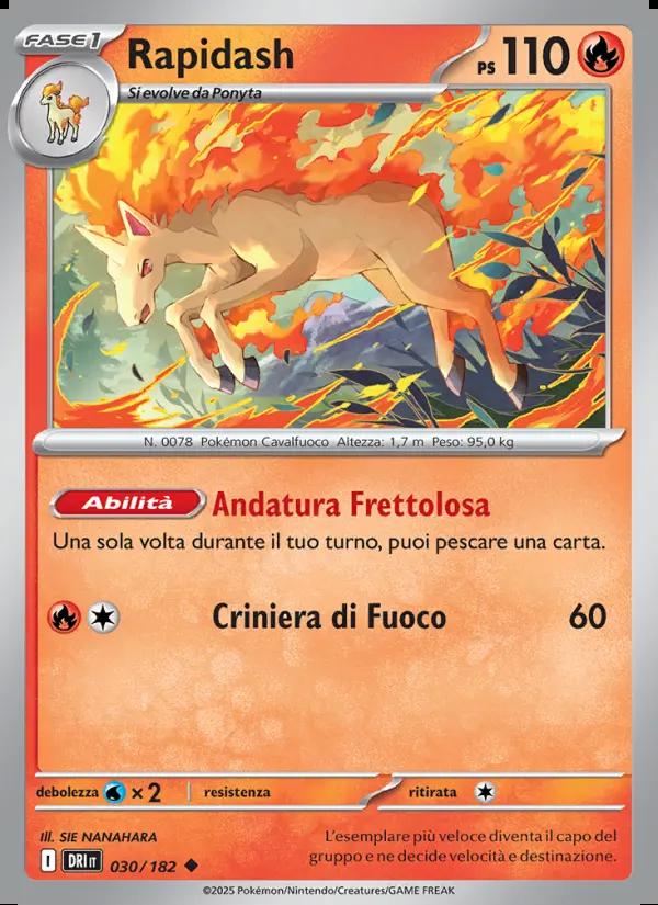 Image of the card Rapidash