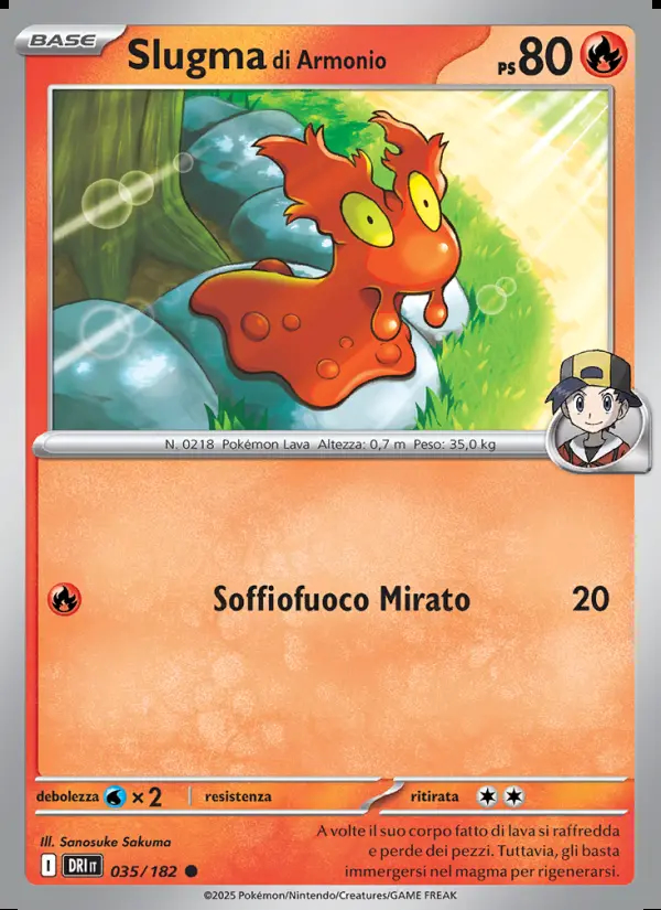 Image of the card Slugma di Armonio
