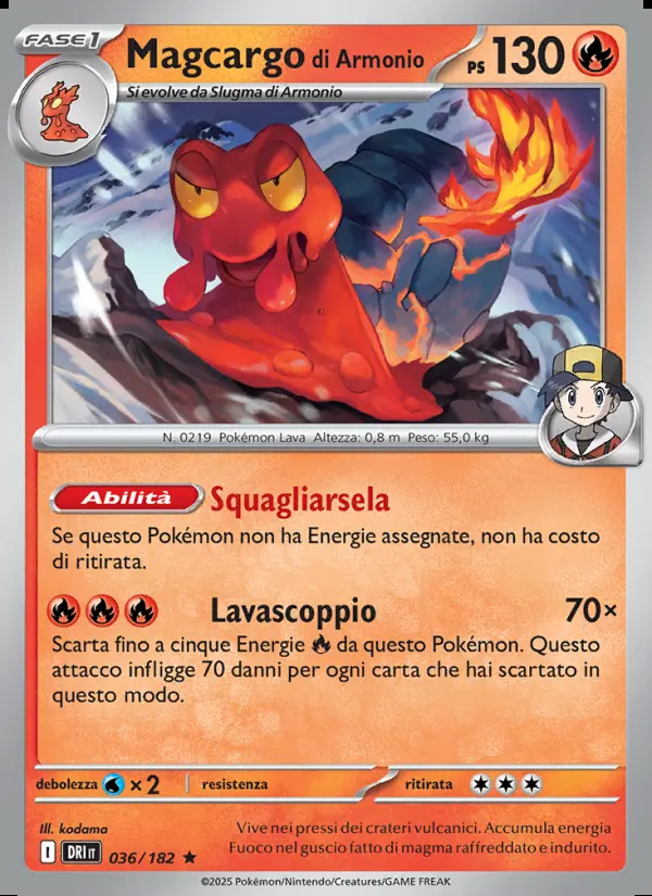 Image of the card Magcargo di Armonio
