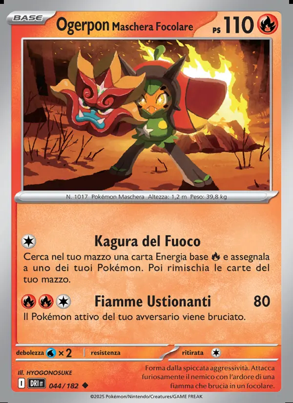 Image of the card Ogerpon Maschera Focolare
