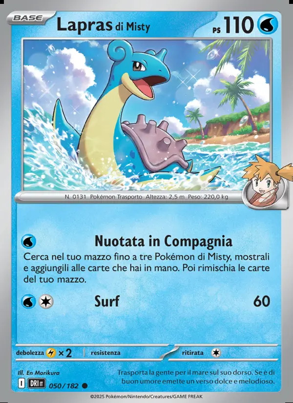 Image of the card Lapras di Misty