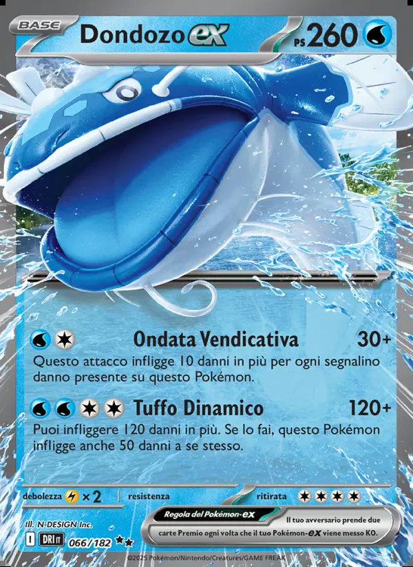 Image of the card Dondozo-ex