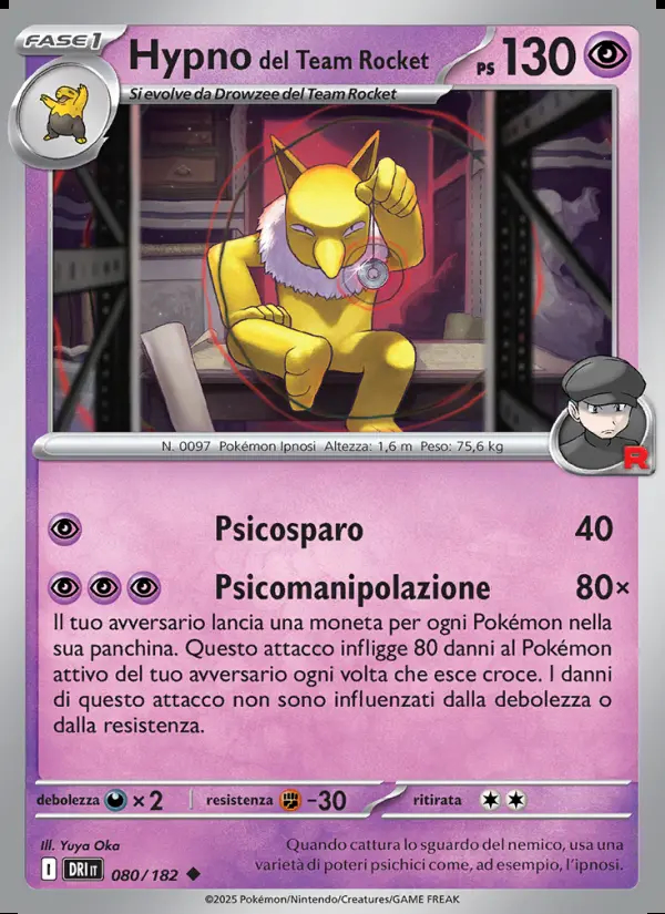 Image of the card Hypno del Team Rocket