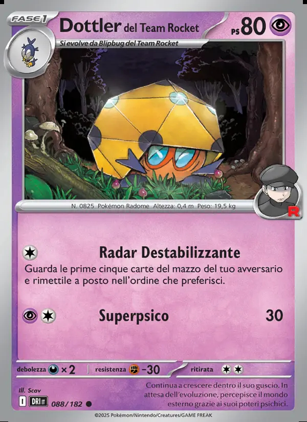 Image of the card Dottler del Team Rocket