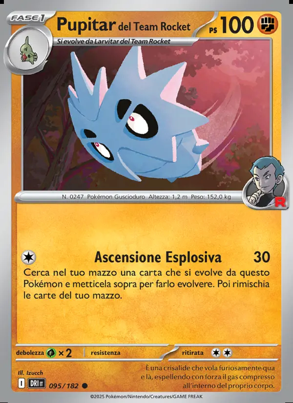 Image of the card Pupitar del Team Rocket