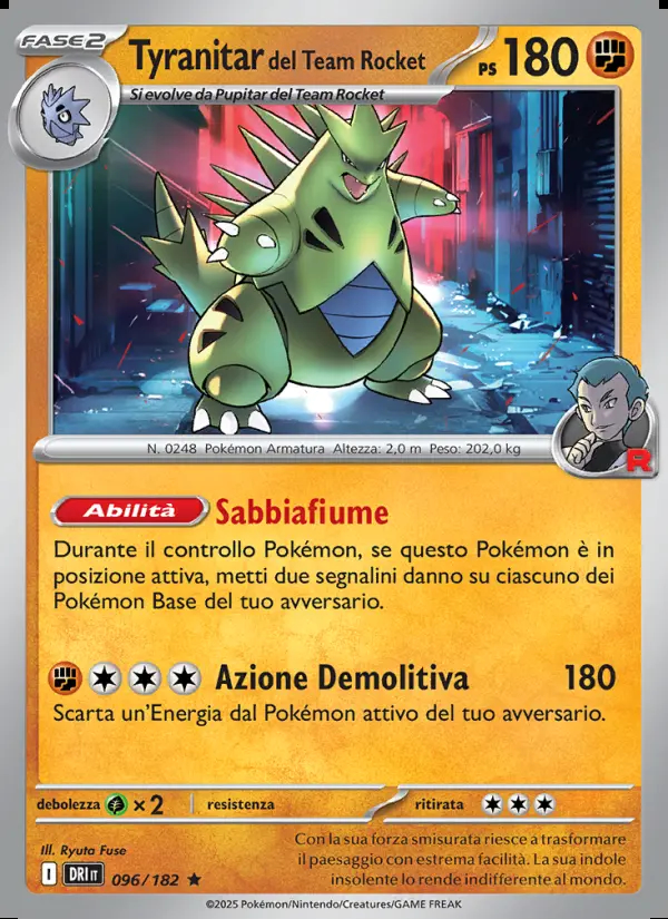 Image of the card Tyranitar del Team Rocket