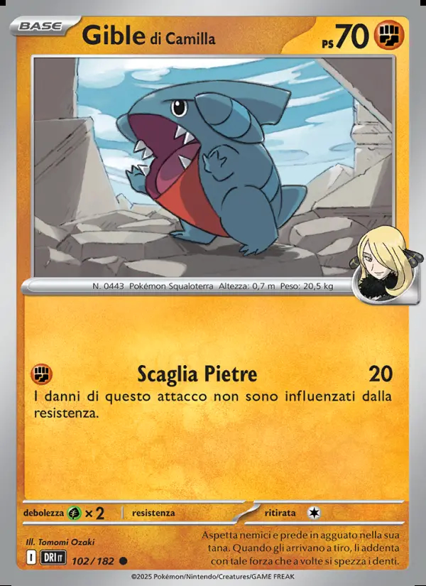 Image of the card Gible di Camilla