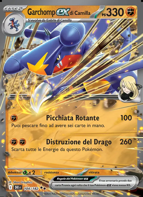 Image of the card Garchomp-ex di Camilla