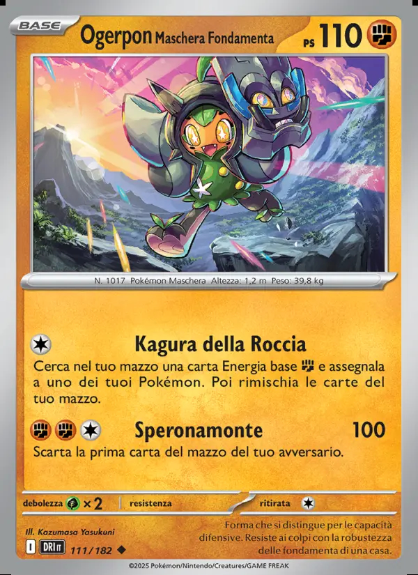 Image of the card Ogerpon Maschera Fondamenta