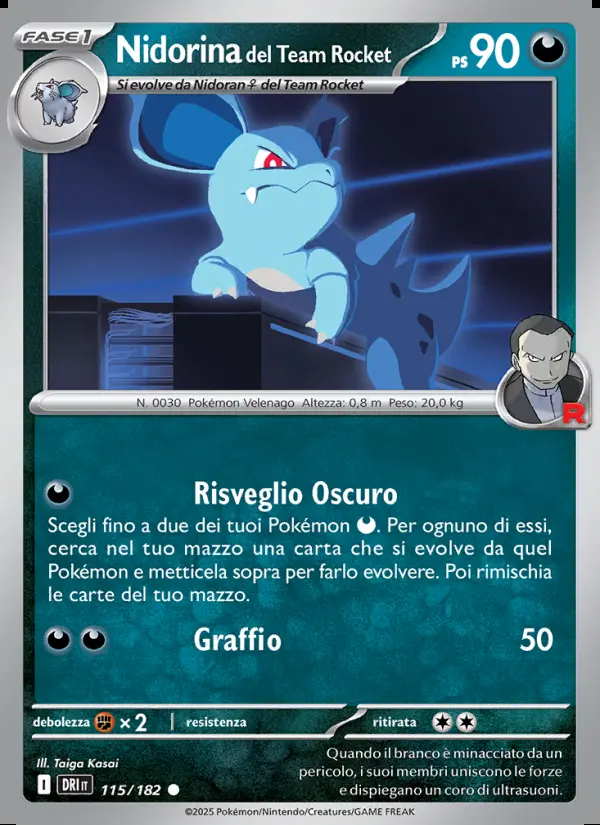 Image of the card Nidorina del Team Rocket
