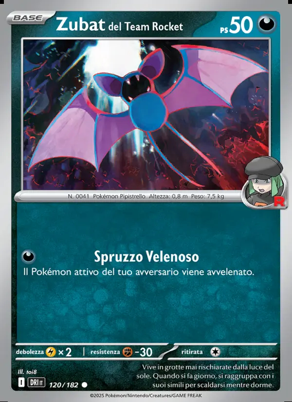 Image of the card Zubat del Team Rocket
