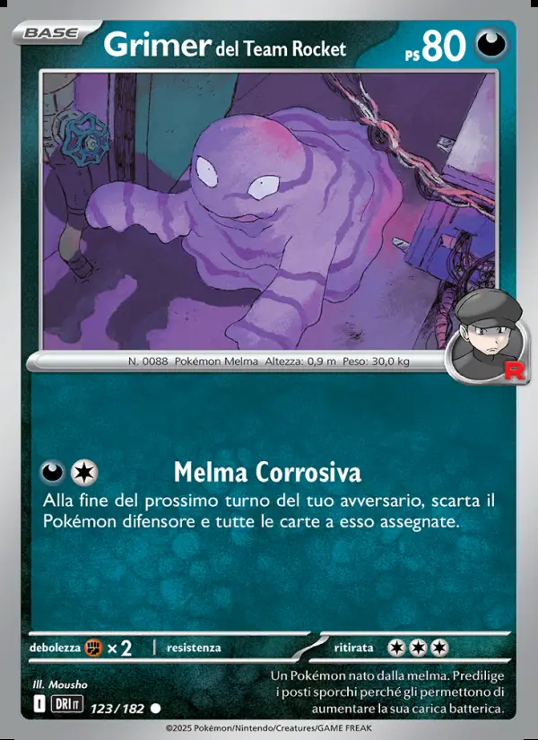 Image of the card Grimer del Team Rocket