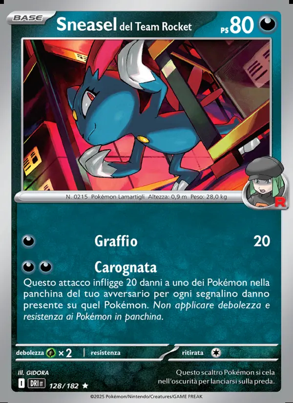 Image of the card Sneasel del Team Rocket