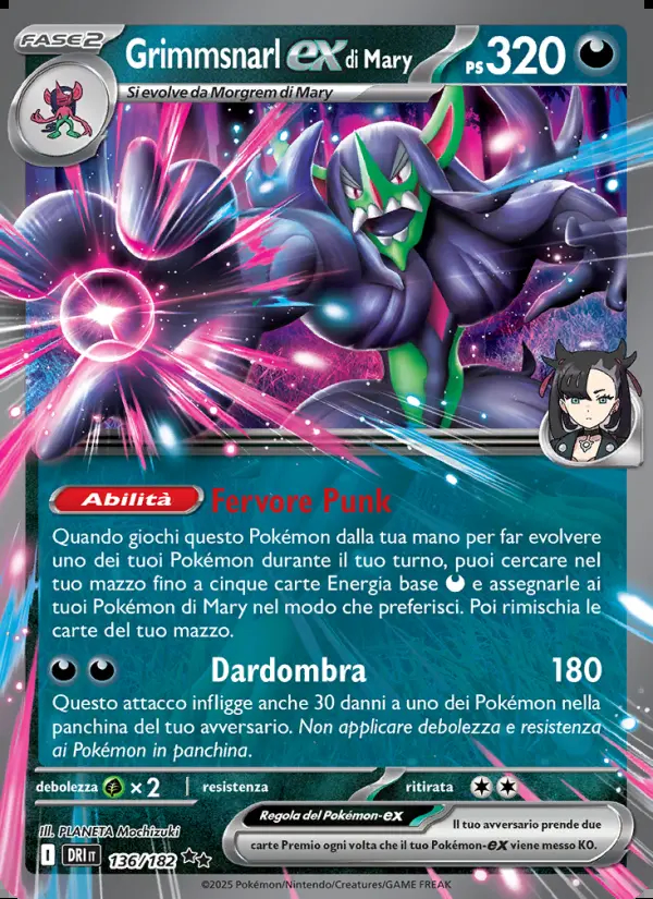Image of the card Grimmsnarl-ex di Mary