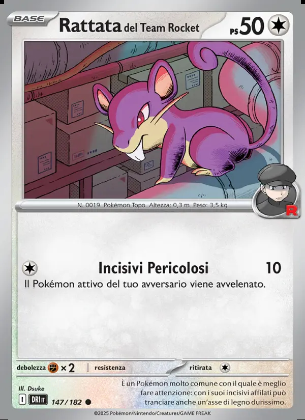 Image of the card Rattata del Team Rocket
