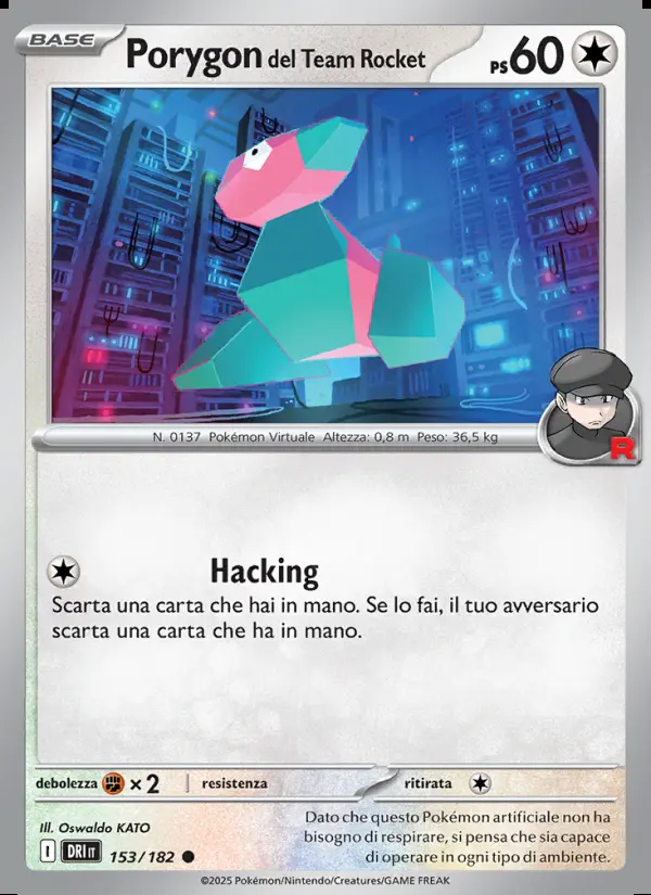 Image of the card Porygon del Team Rocket