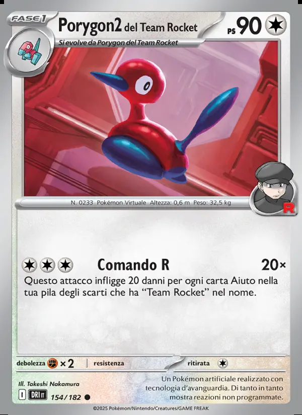 Image of the card Porygon2 del Team Rocket