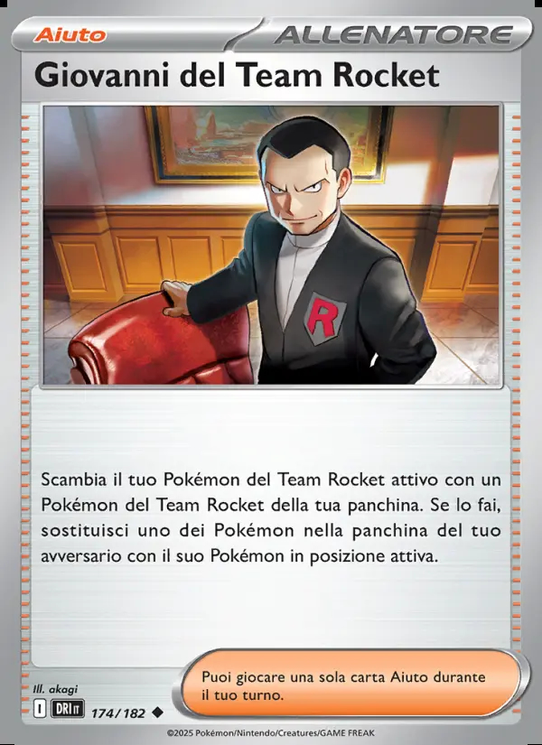 Image of the card Giovanni del Team Rocket