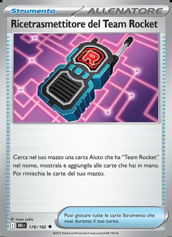 Image of the card Ricetrasmettitore del Team Rocket