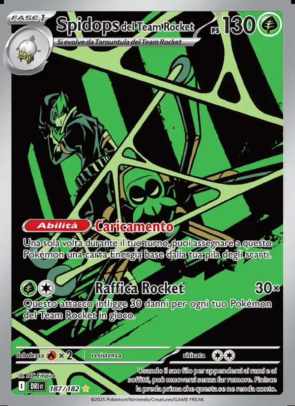 Image of the card Spidops del Team Rocket
