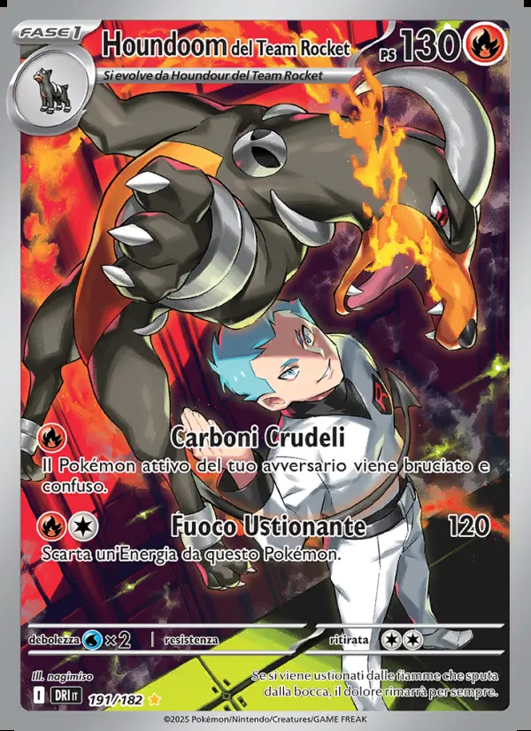 Image of the card Houndoom del Team Rocket
