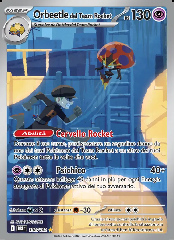 Image of the card Orbeetle del Team Rocket
