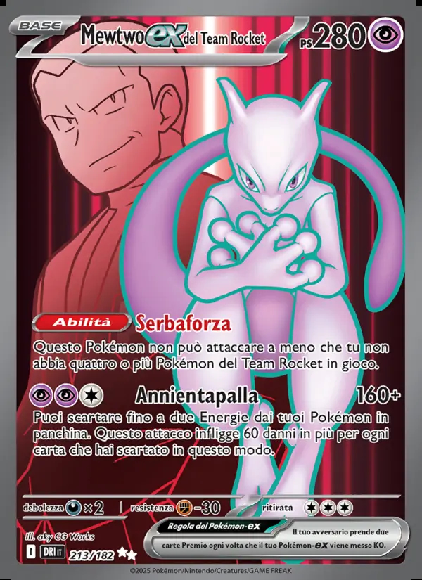Image of the card Mewtwo-ex del Team Rocket