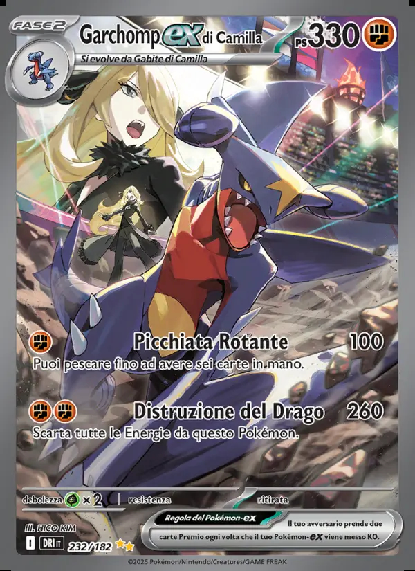 Image of the card Garchomp-ex di Camilla