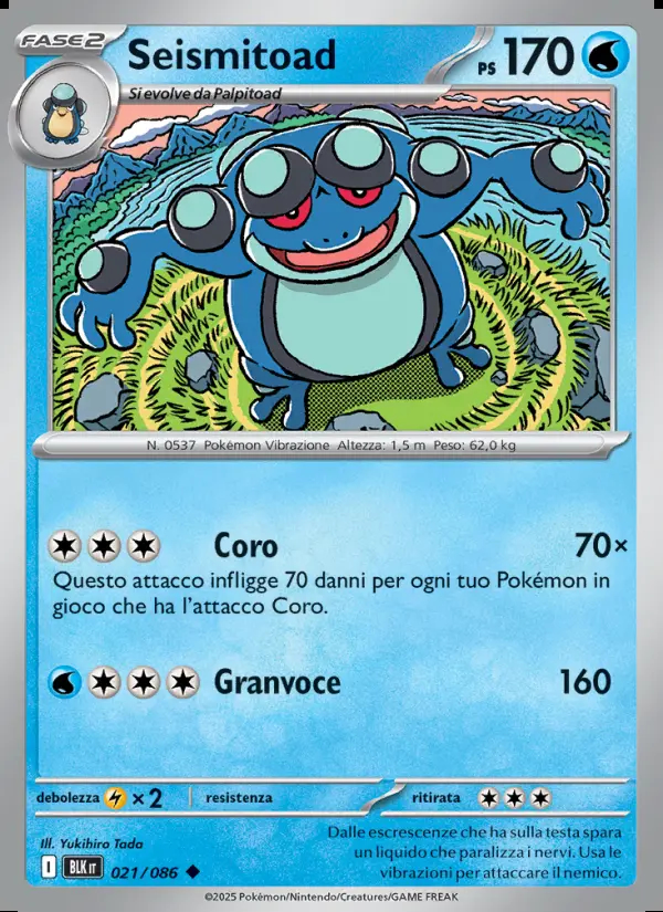 Image of the card Seismitoad
