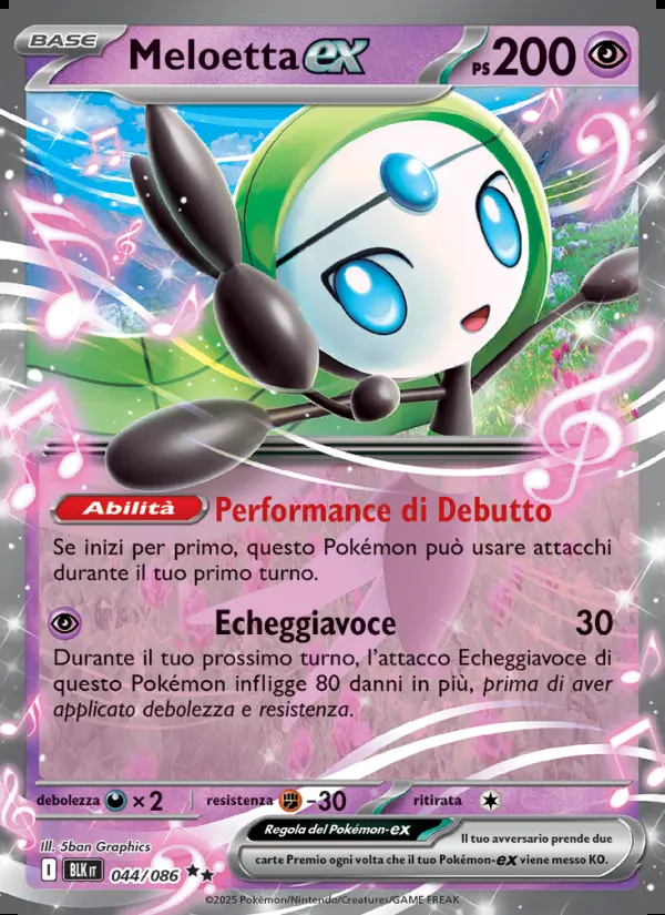 Image of the card Meloetta-ex