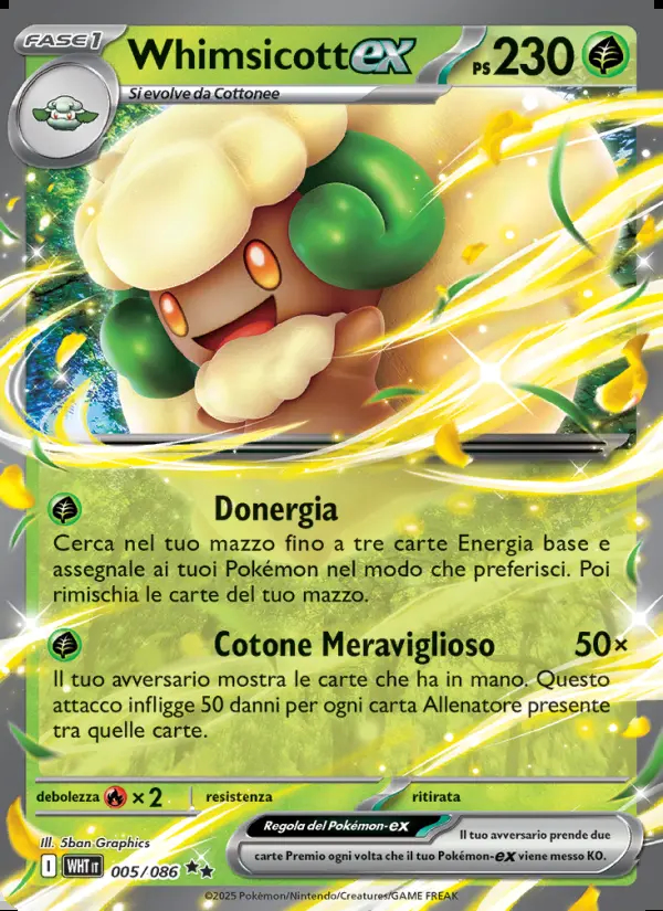 Image of the card Whimsicott-ex