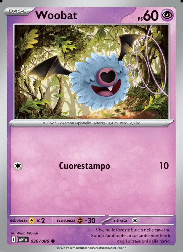 Image of the card Woobat